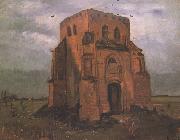 Vincent Van Gogh The Old Cemetery Tower at Nuenen (nn04) oil painting artist